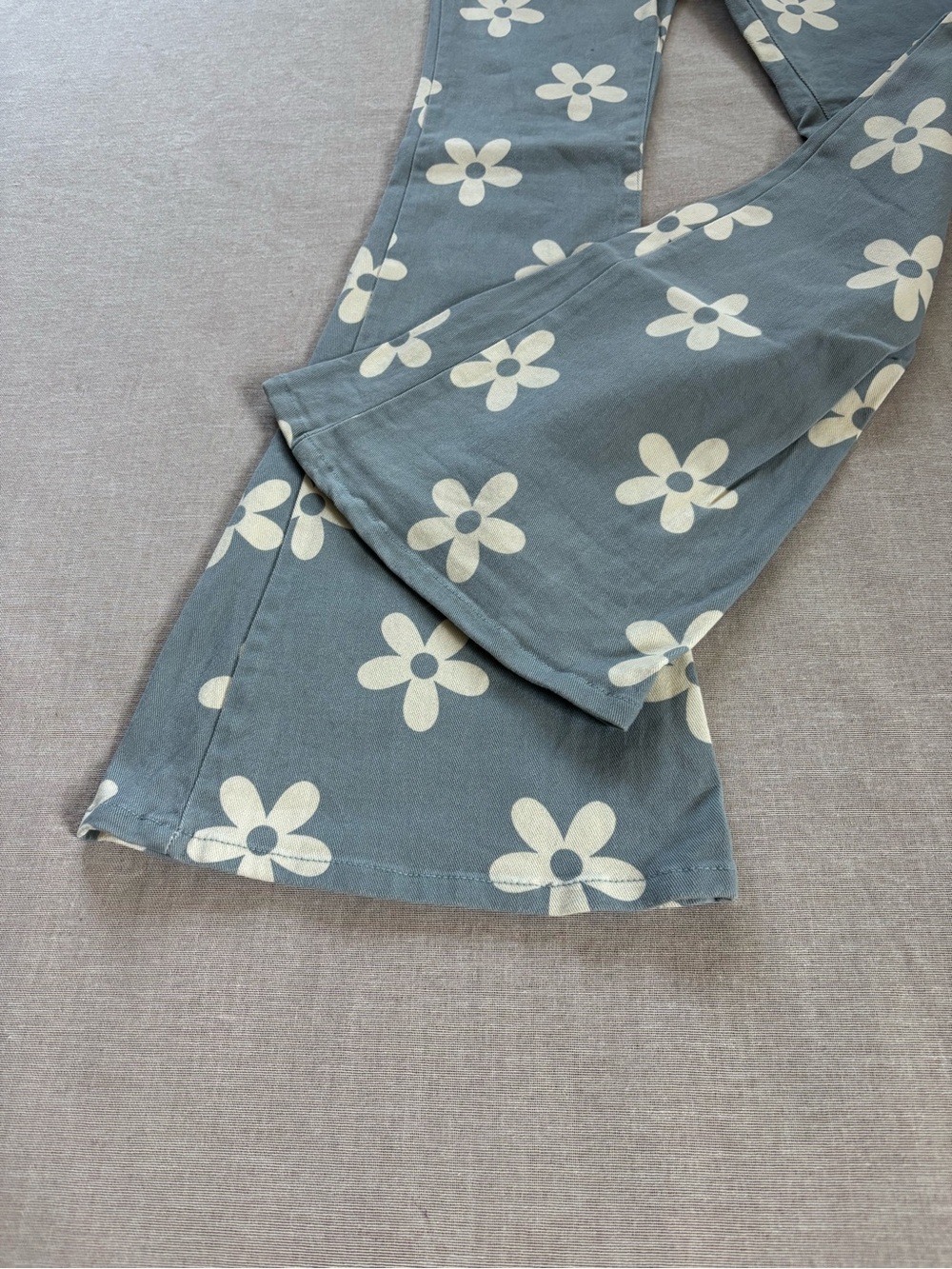 Altar'd State Light Blue Daisy Flare Jeans - Picture 6 of 12
